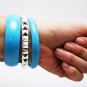 FASHION JEWELRY MULTI LINE BANGLE - Blue