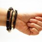 FASHION JEWELRY MULTI LINE BEADS - Black