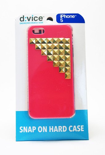 Sassy Ladies iPhone 5 Patterned Hard Case - Pink