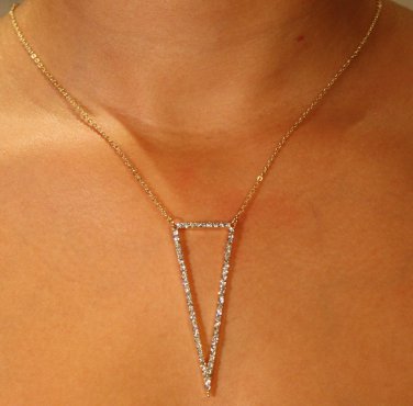 Gold & Silver Diamond Pendant