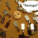 50 STRONG Silver Plated Pendant Bails Glue on Bails SCRABBLE Tile Domino BAILS Sz 27mm