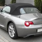 2003-08 BMW Z4/M Roadster Convertible Canvas Top with Glass Window (Black)