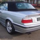 1994-99 BMW 3-Series Convertible Canvas Top with Plastic Window (Black)