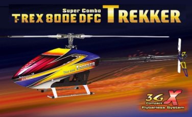 ALIGN T-rex Trex 800E DFC Trekker Super Combo with 12S 5200mAh Battery