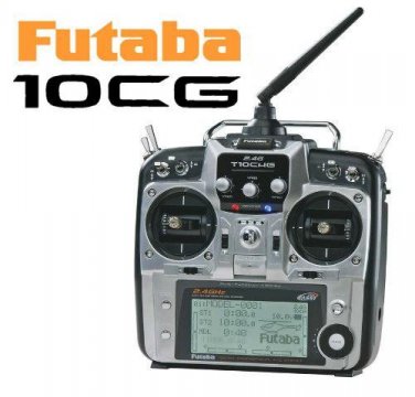 FUTABA 10CG/10CHG/10CAG 10-Channel 2.4GHz with R6014HS Receiver