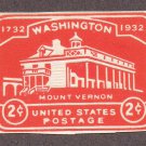 US Postal Stationery 1932. SC#u525.