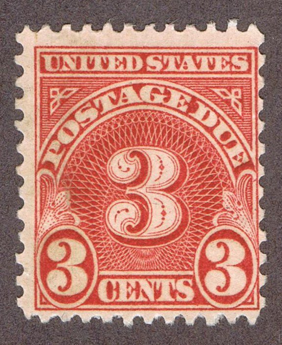 3 Cent Postage Due Stamp Value