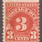 3 Cent Postage due 1931, SC#J82.