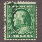 1 Cent Franklin 1908, #SC331.