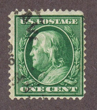 1 Cent Franklin 1908, #SC331.