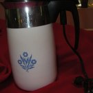 Corning Pyrex Coffee Pot E1210 Cornflower