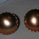 Brass VINTAGE EARRINGS screwback