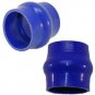 57mm 2.25" 2 1/4 inch Silicone Hump Turbo Hose Straight Joiner Connector Pipe 3"
