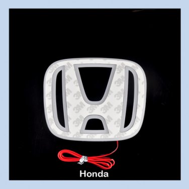 LED Car Decal Logo Light Badge Emblem Sticker Lamp Red For HONDA Civic