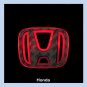 LED Car Decal Logo Light Badge Emblem Sticker Lamp Red For HONDA Civic
