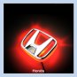 LED Car Decal Logo Light Badge Emblem Sticker Lamp Red For HONDA Civic