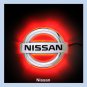 Nissan Tiida 08 Car LED Decal Logo Light Badge Emblem Sticker Lamp Red