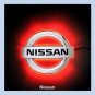 Nissan Tiida 08 Car LED Decal Logo Light Badge Emblem Sticker Lamp Red