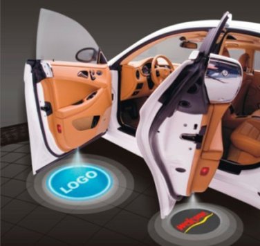 2pcs Chevrolet Car Door Welcome Light Courtesy Laser Projector Logo LED Light