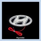 Car LED Decal Logo Light Badge Emblem Sticker Lamp Blue For Hyundai Elantra 08