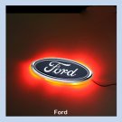 LED Car Decal Logo Tail Light Auto Badge Emblem Lamp Red For Ford Focus