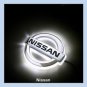 Car LED Decal Logo Light Badge Emblem Sticker Lamp White For Nissan Livina