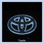 LED Car Decal Logo Tail Light Badge Emblem Sticker Lamp White For Toyota Camry