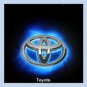 Toyota Camry LED Car Decal Logo Tail Light Badge Emblem Sticker Lamp Blue