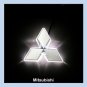 Mitsubishi Lancer EX-10 LED Car Decal Logo Light Badge Emblem Sticker Lamp White