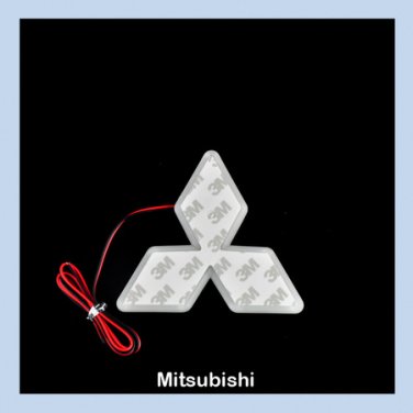 Mitsubishi Galant 09 LED Car Decal Logo Light Badge Emblem Sticker Lamp White