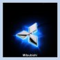 Mitsubishi Galant 09 LED Car Decal Logo Light Badge Emblem Sticker Lamp Blue
