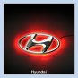 Car LED Decal Logo Light Badge Emblem Sticker Lamp Red For Hyundai Elantra 08