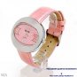 Ladies Silver Tone Watch with Soft Rose Pink Strap  Watch by FEE FEE
