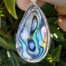 silver abalone shell pendant necklace boho bohemian juniors ladies
