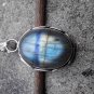 sterling silver labradorite pendant gemstone necklace boho bohemian gypsy ladies girls juniors