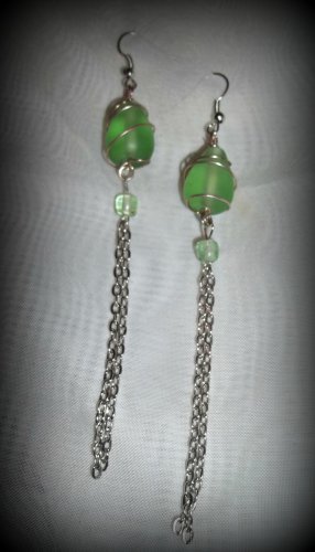 1032 spiral green with chains