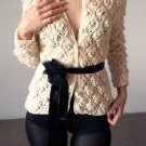 White Cherry knitted cardigan