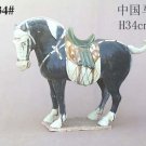 Handmade Tri-colored Pottery Chinese Horse