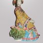 Porcelain Beauty Enjoying the Cool On Lotus Stool