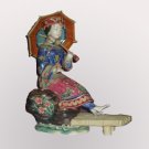 Chinese Style Lady Washing Feet Statue