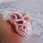 Tiny crochet princess slippers - made to order for your baby