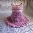 For the love of Purple Crochet Jumper Dress - Sizes 0-2T Free US Shipping