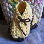 Soft unisex crochet baby shoes - Made to Order any color combination 100 Cotton