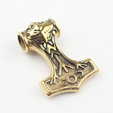 gold thor's hammer spinner