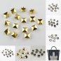 Wholesale Pyramid Round Studs Rivet Spike Nickel Punk Bag Shoes Leathercraft DIY