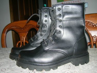 2012's series China Police Combat Cattle Leather Boots