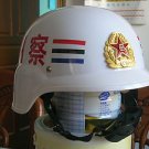 07's series China PLA Army,Navy,Air Force,2nd Artillery MP Helmet,White.