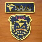 China Ningxia Province CAPF Falcon Commando Unit Patch,2 PCS,Set,Rare