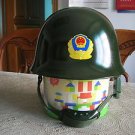 China Armed Police Force Fire Brigade Firefighter Fireproof Metal Steel Helmet