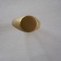14k yellow gold Signet Ring Solid ,New